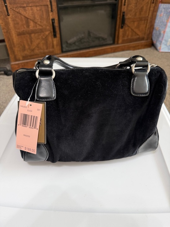 Juicy Couture Velvet Purse Bag Black New with tags - Picture 2 of 14